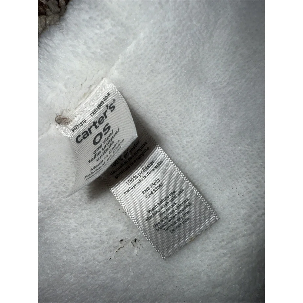 Carter's Baby Blanket Gray White‎ Stripe Soft Lovey Plush Koala 2020